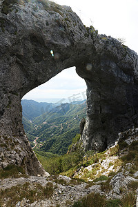 Apuan 阿尔卑斯山，Forte dei Marmi，卢卡，托斯卡纳，意大利。
