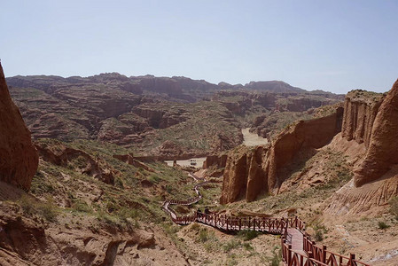 新疆温宿大峡谷南疆旅行托木尔