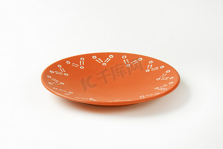 装饰陶土餐盘
