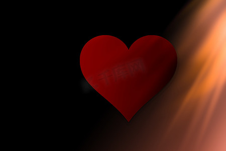 情人节背景以红心形状作为爱情概念