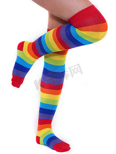 彩虹袜