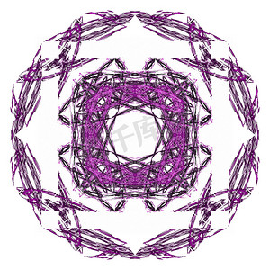 抽象 grunge 紫色孤立的图案