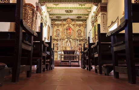 胡安摄影照片_圣胡安卡皮斯特拉诺教会的塞拉教堂