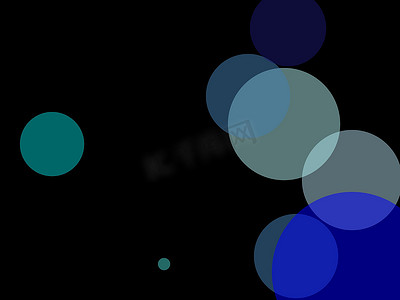 圆点蓝摄影照片_抽象的蓝色圆圈图背景