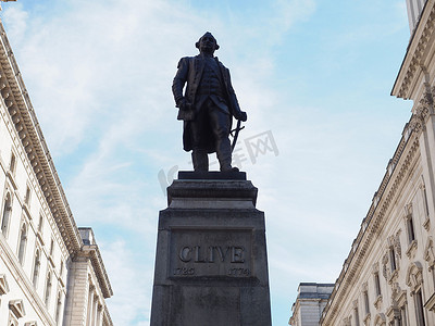 伦敦印度雕像克莱夫