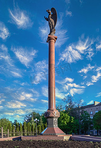 乌克兰克罗佩夫尼茨基的守护天使雕像