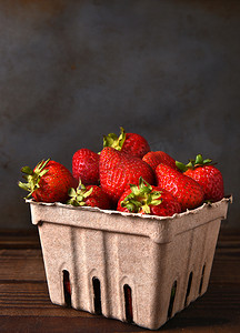 草莓纸板容器