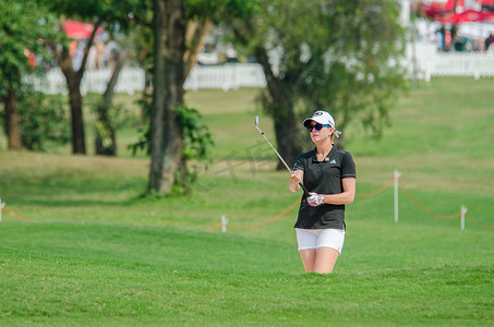 美国选手保拉·克里默 (Paula Creamer) 参加 2016 年本田 LPGA 泰国赛