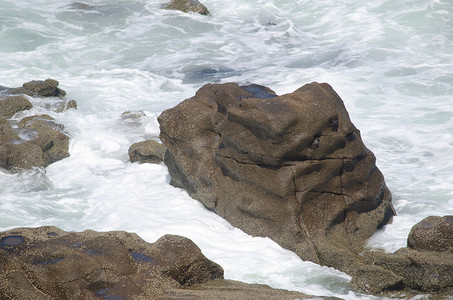 阿里卡拉斯奎瓦斯的岩石海岸。
