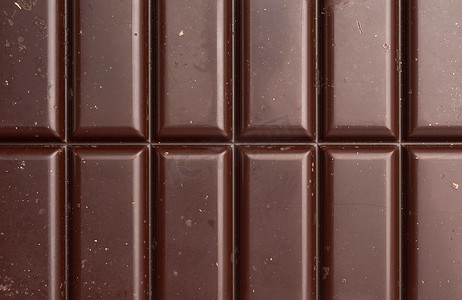 巧克力囊肿摄影照片_黑巧克力棒质地