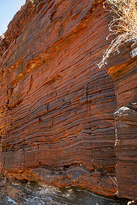 卡里吉尼国家公园的砂岩和基岩层