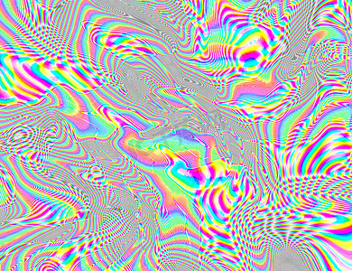 嬉皮迷幻迷幻彩虹背景 LSD 彩色壁纸。