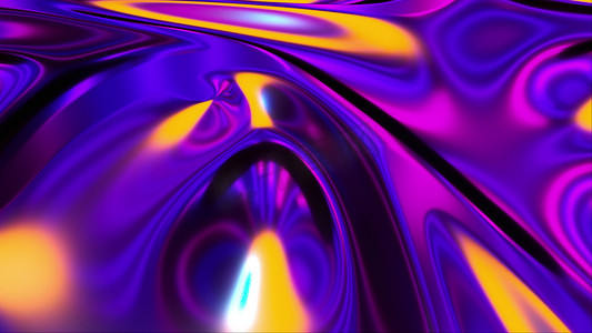 计算机生成的编织虹彩布真实背景，3D 渲染背景