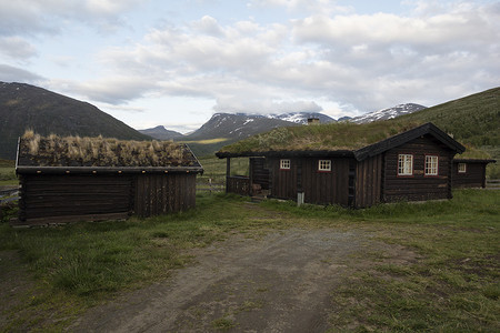 挪威 jotunheimen 山区的一间小屋