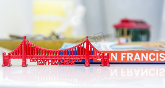 金门大桥微缩模型