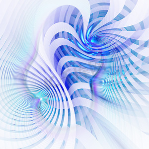 蓝色波浪条纹摄影照片_抽象蓝色波浪企业背景线波抽象流动的条纹和曲线
