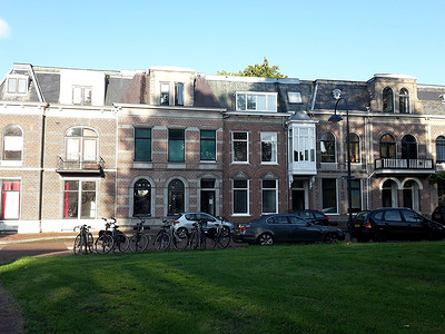 学校园摄影照片_Ede-Wageningen 的景色，荷兰美丽的城市，拥有重要的大学校园