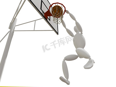 灌篮篮球，3d