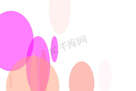 抽象的粉红色椭圆图背景