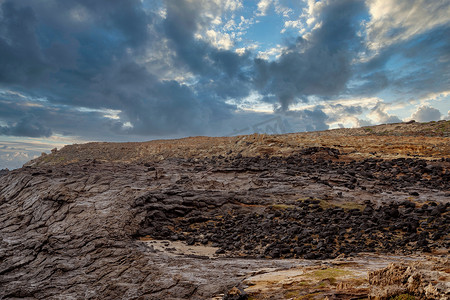 澳大利亚波浪石摄影照片_澳大利亚 波特兰 岩石海岸