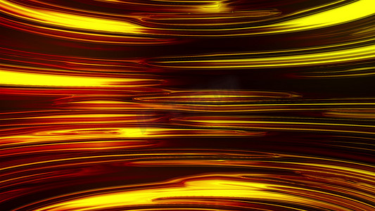 闪闪光元素摄影照片_水平的液体魔法线在平滑的弯曲中闪闪发光。