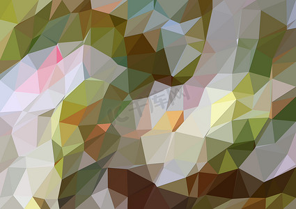 多边形彩色摄影照片_三角形的彩色多边形马赛克背景，用于 creati