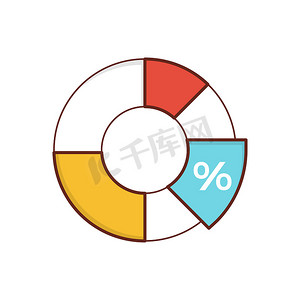 网站统计图标摄影照片_报告