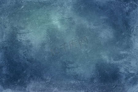 蓝色冷冰背景，有划痕和图案，冰水质地