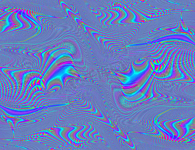 迷幻迷幻彩虹背景故障 LSD 彩色壁纸。 