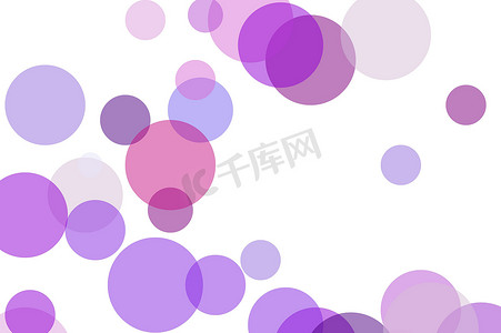 紫色圆圈摄影照片_抽象的紫色圆圈插图背景