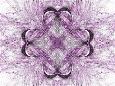 抽象垃圾脏紫色对称图案