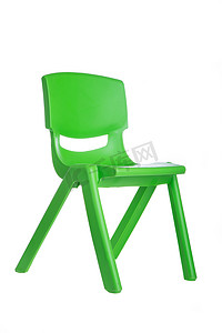 绿色塑料椅子