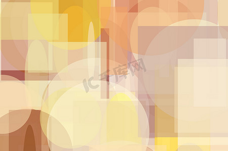 省略号gif摄影照片_抽象棕色黄色圆圈和椭圆正方形和矩形图背景