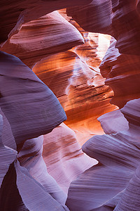 下羚羊峡谷地质学的抽象模式。