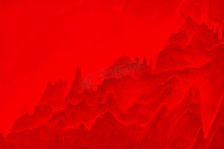 红漆抽象设计艺术图案墙纹理背景，血溅概念