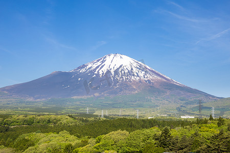 富士山全景