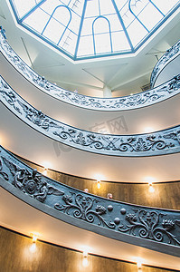 梵蒂冈博物馆的布拉曼特楼梯