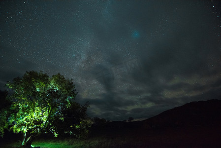 夜晚的星空