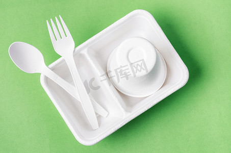 可降解摄影照片_用于包装食品的一次性环保可生物降解纸。