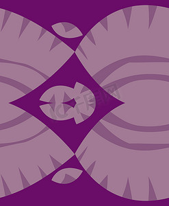 抽象紫色贝壳图案