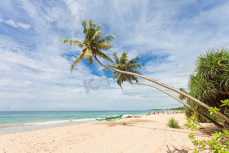 巴拉皮蒂亚，斯里兰卡 — 海滩的美丽风景