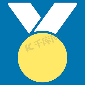 陆军的军标摄影照片_竞争与成功双色图标集的陆军奖章图标