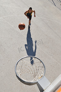 街头篮球摄影照片_街头篮球