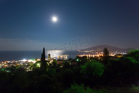 桑特岛夜景