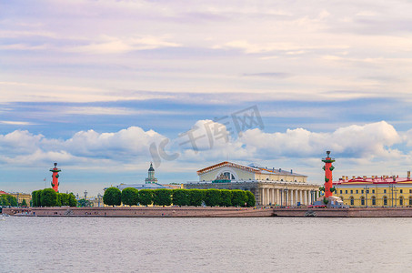 圣彼得堡市的城市景观
