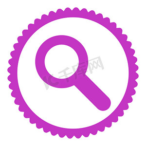 位置图标定位摄影照片_搜索平紫罗兰色圆形邮票图标