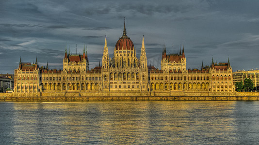 匈牙利布达佩斯匈牙利议会大厦外景