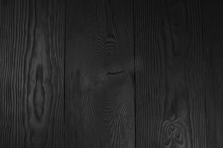 木质墙背景摄影照片_黑色木质背景