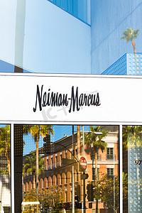 字幕条字幕摄影照片_Neiman Marcus 商店外观和标志