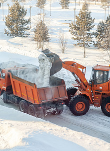 冬季城市道路除雪保洁和保洁